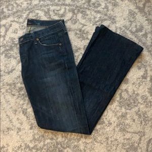 Citizens Of Humanity Dark Blue Boot Cut Jeans